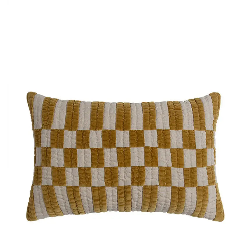 Mustard Velvet Cushion