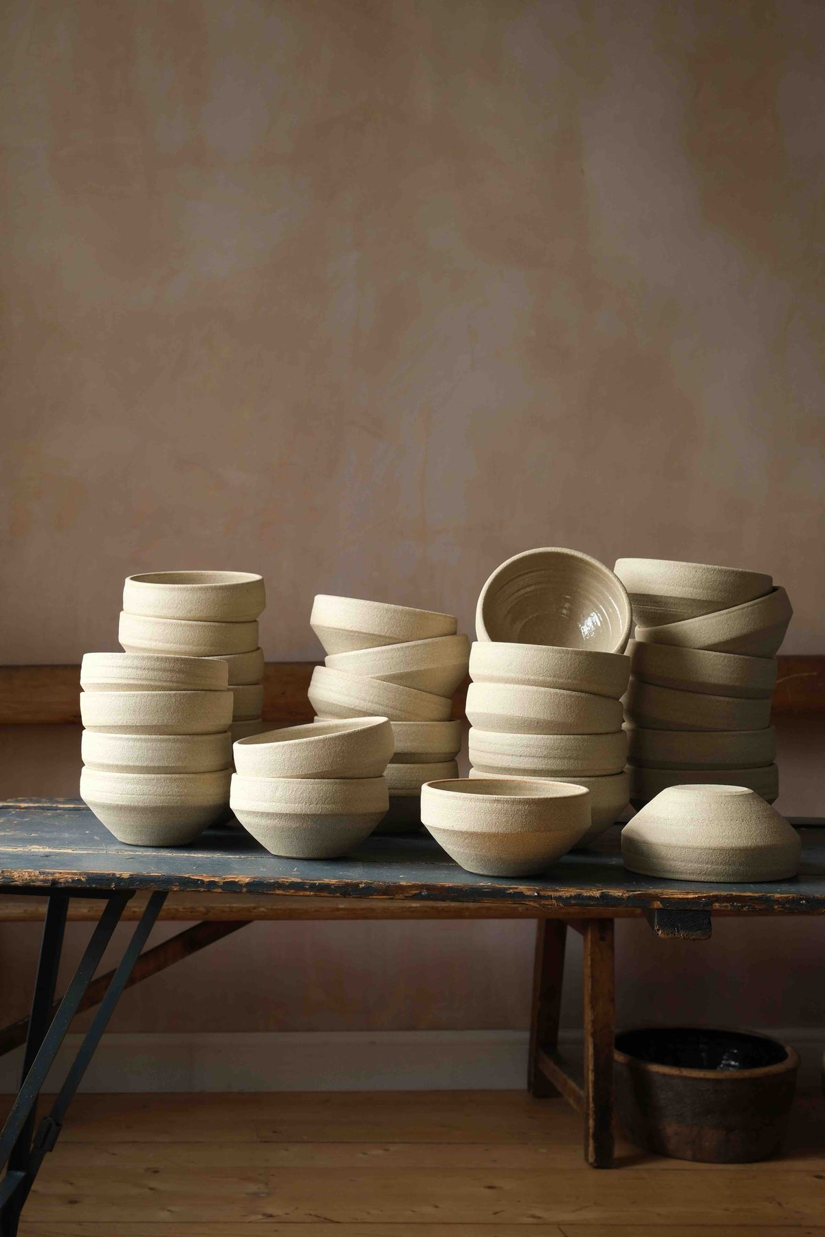 Sand Large Deep Bowl by Grace McCarthy