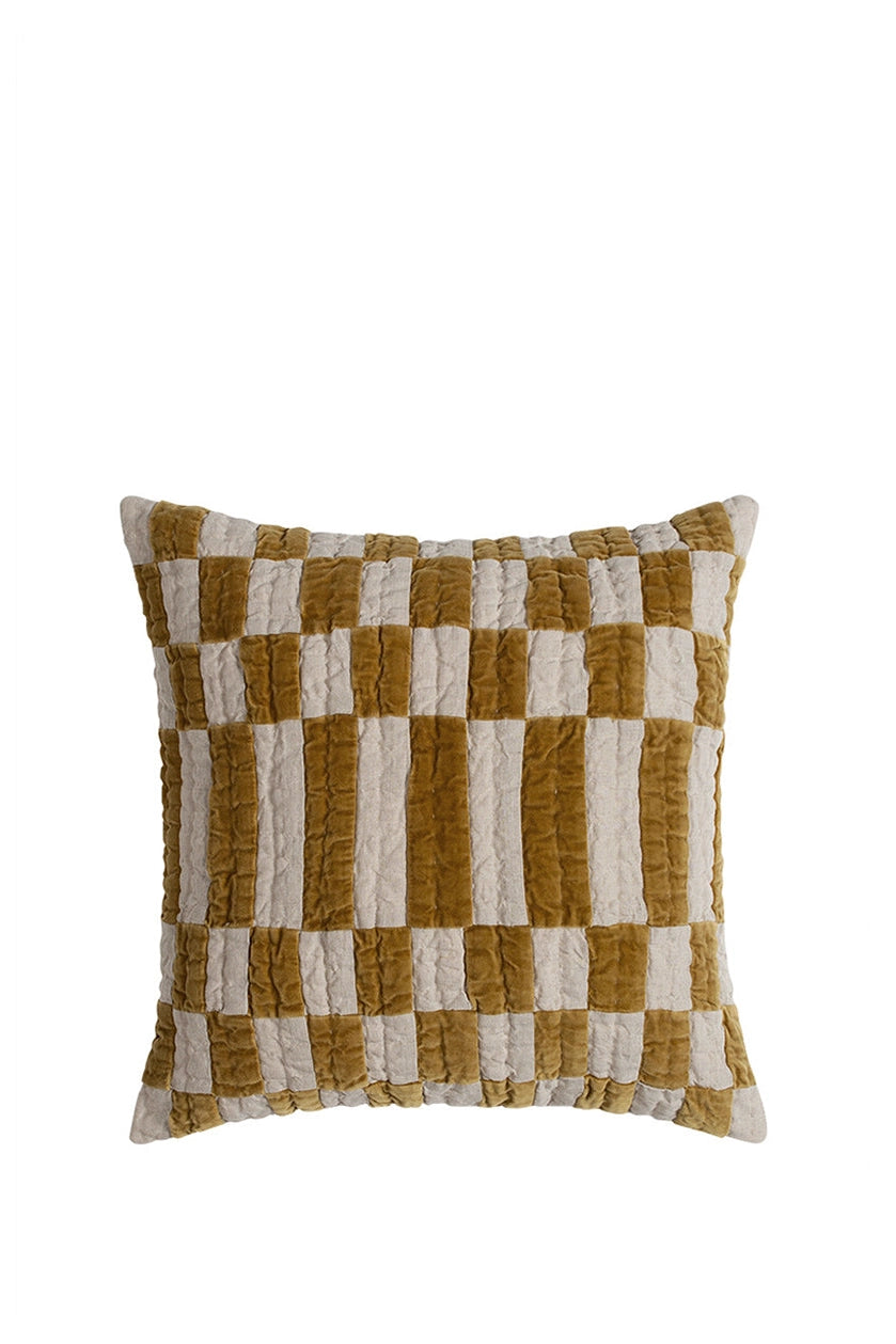 Mustard Velvet Cushion