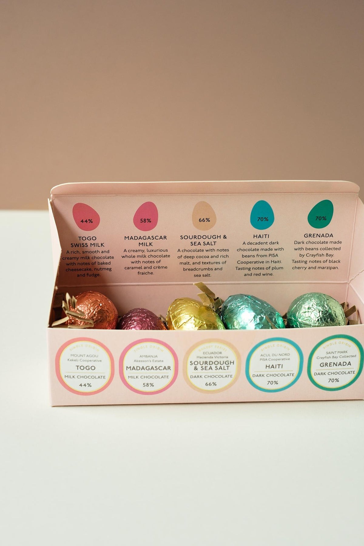 Chocolate Egg Tasting Box by Pump Street Bakery