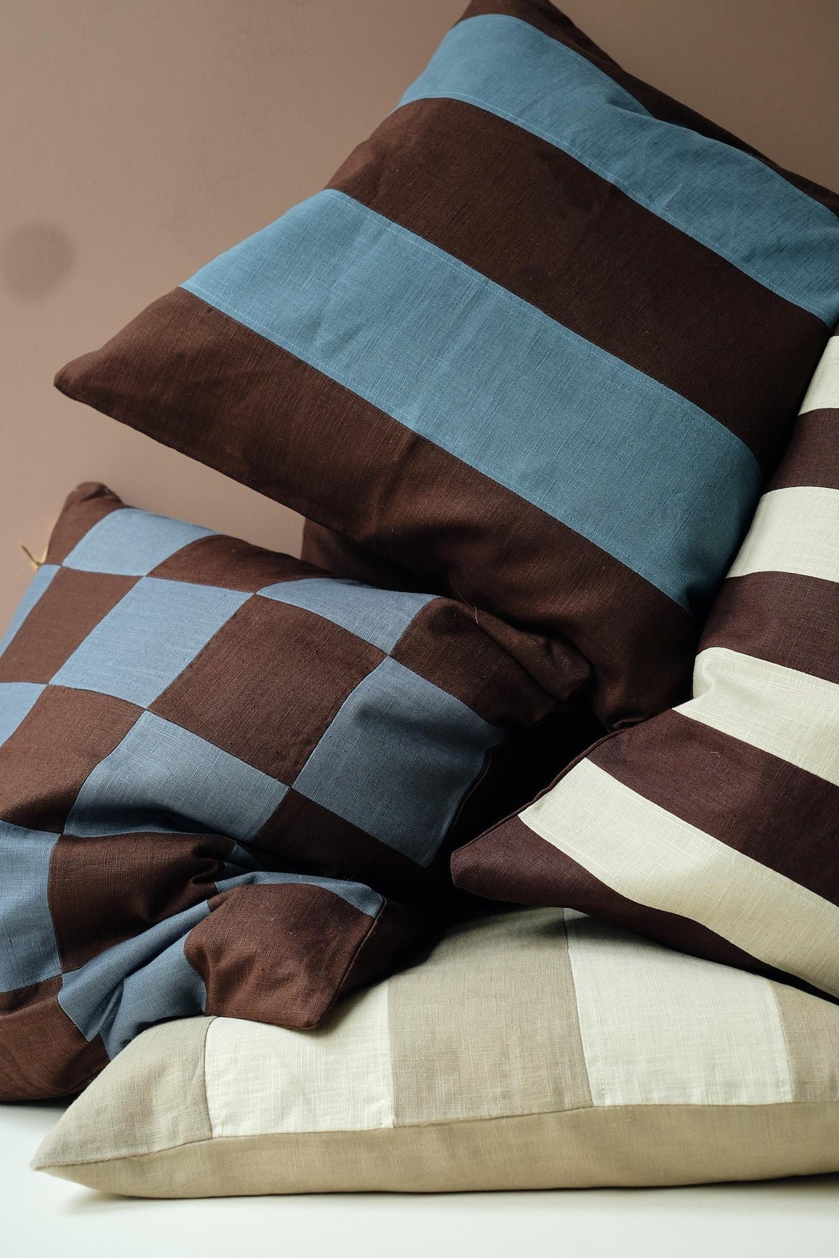 Wide Stripe Cushion by Form & Balance