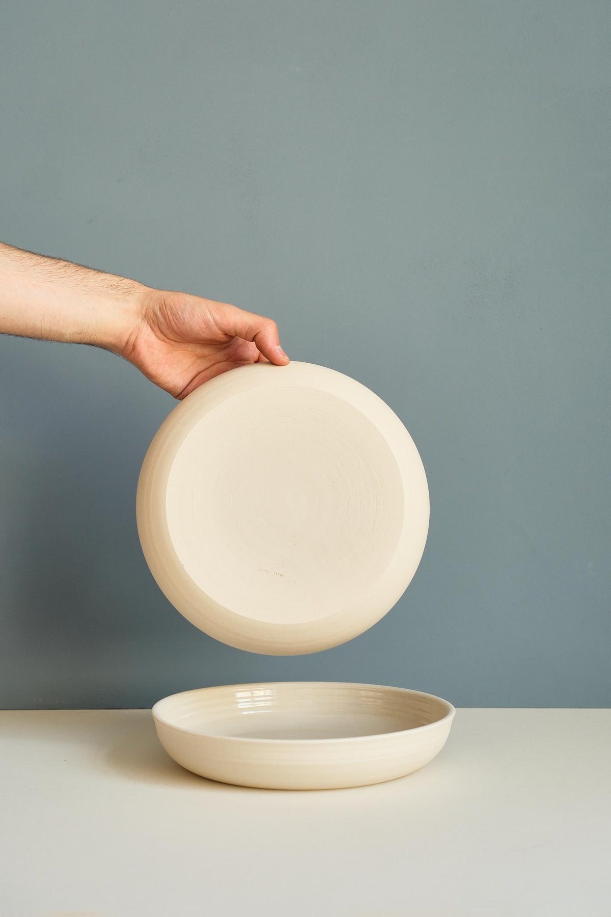 Ivory Pasta Bowl by Andrea Roman