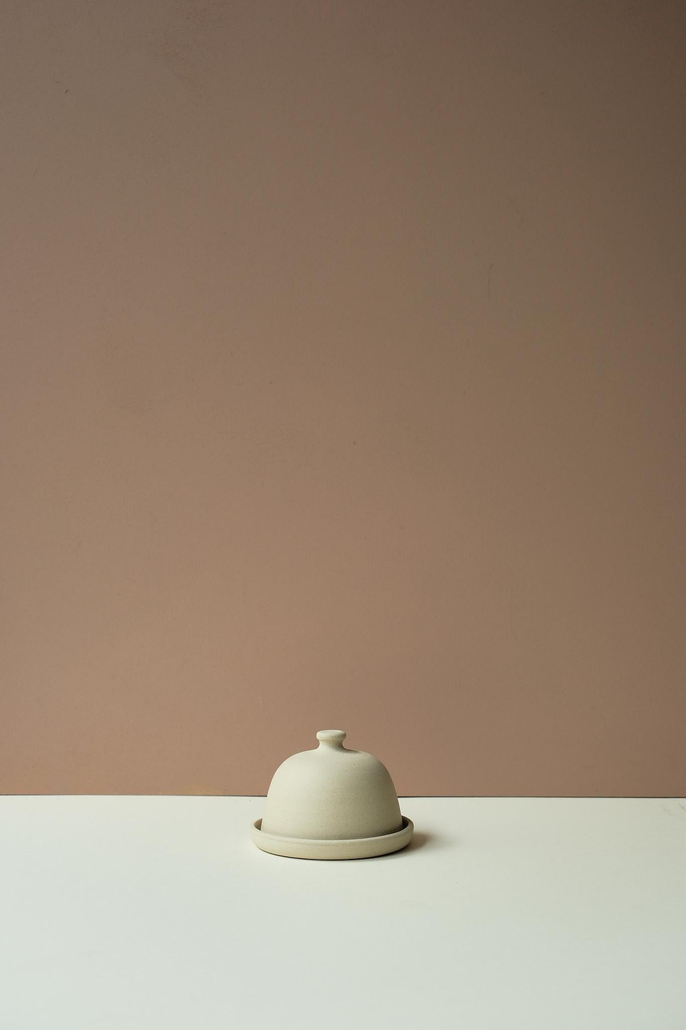 Unglazed Small Butter Dish by Rebecca Williams