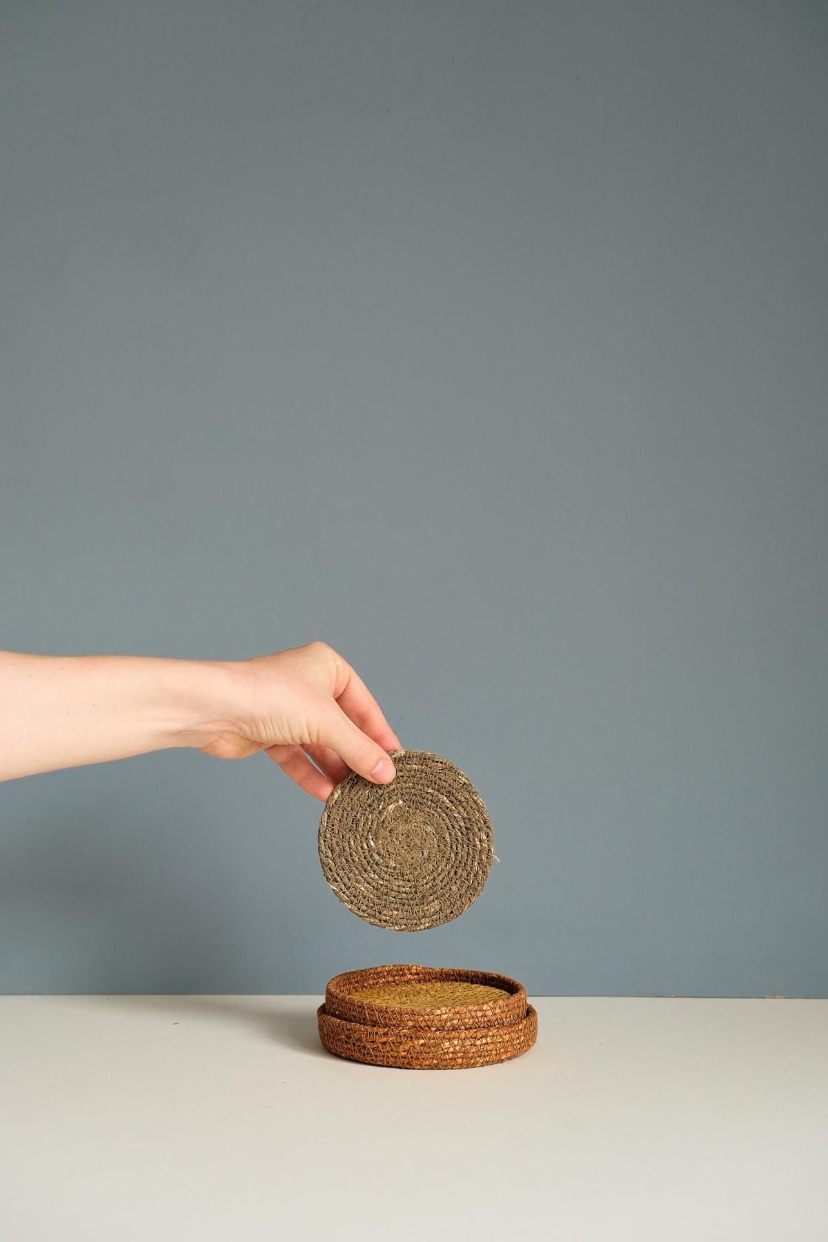 Set of Seagrass Coasters