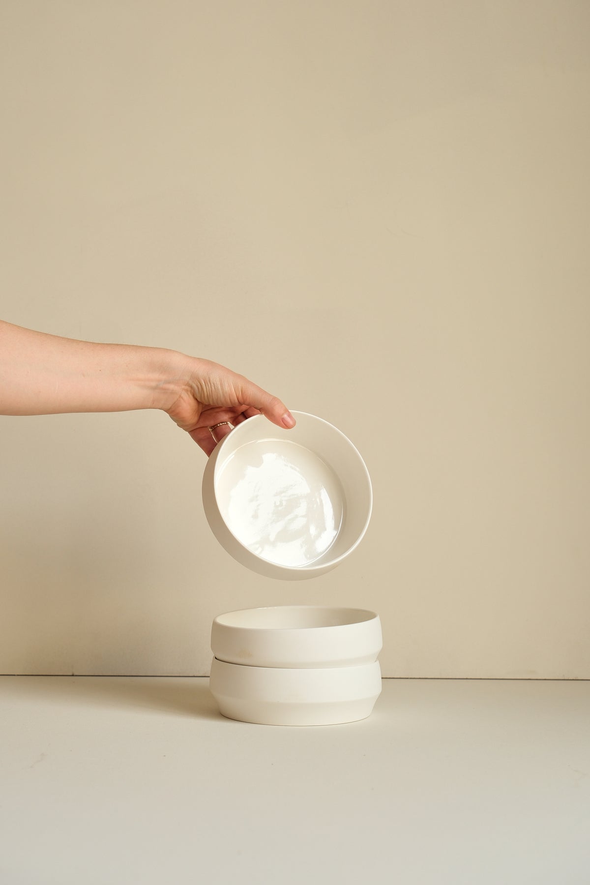 White Kojin Tableware by Pomax