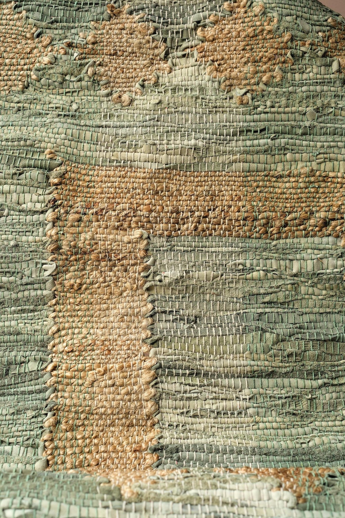 Leather & Jute Doormat