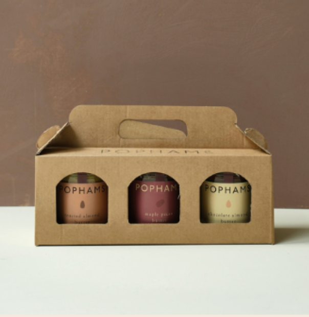 Pophams Nut Butter Trio Gift Box