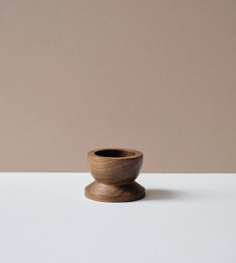 Walnut Egg Cup - Selwyn House