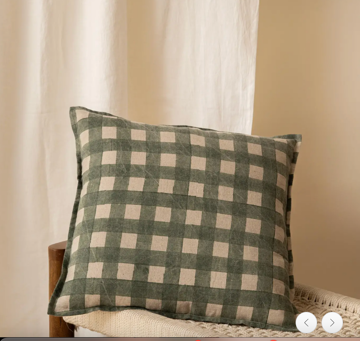 Linen Cushion Cover - Live Linen